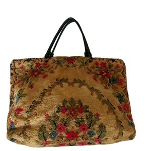 Vintage Tapestry Purse with Gadabout Zipper